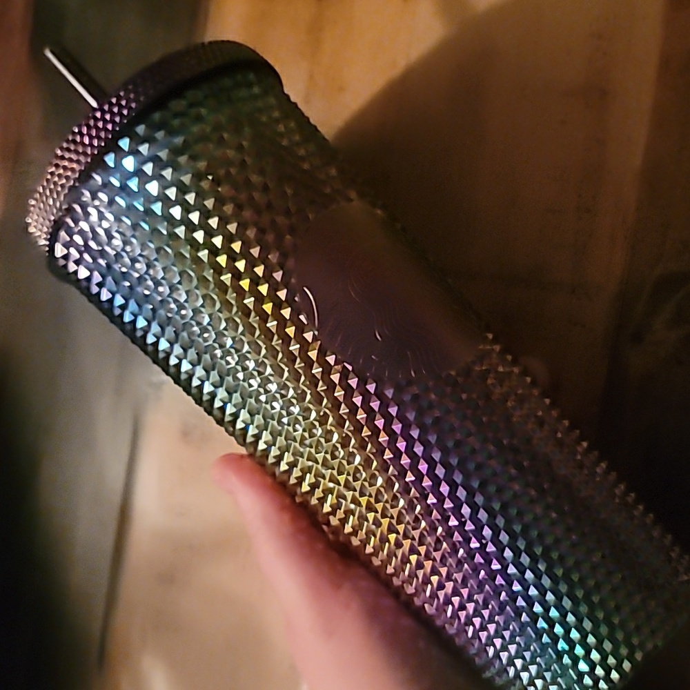 Starbucks Halloween 2023 Oil Slick Rainbow Iridescent Tumbler Venti Sized - Picture 2 of 10